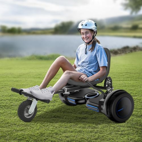 Einstellbare Hoverboard Sitzbefestigung, Verstellbarer Balancing Scooter Sitz, Balancing Scooter Sitzbefestigung Zubehör, Sitzbefestigung passend für 6,5-10 Zoll Balancing Scooter