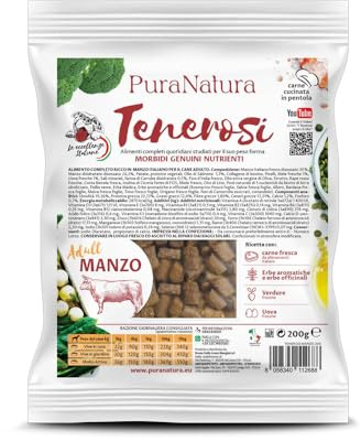 PURA NATURA TENEROSI CANE ADULTO MANZO 800 GR