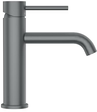 BALNEO Robinet Lavabo Mitigeur Gun Metal Modèle 1