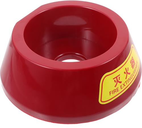 Hoement Soporte de Plástico para Extintor de Polvo Químico Seco Base de Suelo para Extintor de 3-5 Kg Color Llamativo Diseño Estable y Resistente para Almacenamiento y Seguridad