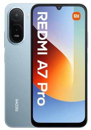 Redmi A7 Pro 4+64 Mist Blue (No Power Adapter Included) | Sin Adaptador de Corriente