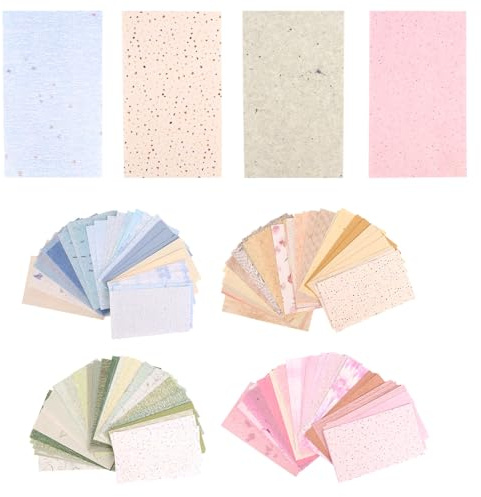 Goktvai 200 Fogli Vintage Scrapbook Carta Kit, 10,5x6,2cm Floreali Decorativi Carte Artigianali Forniture Scrapbook Materiali Junk Journaling per Retro Artigianato Planner Collage Creazione Biglietti
