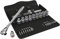 Wera 05004081001 8100 SC 11 Zyklop Metal Ratchet Set with switch lever, 1/2 drive, imperial, 28 pieces