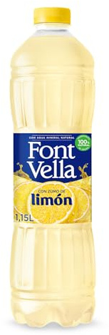 La Limonada de Font Vella Eau minérale avec jus de citron Bouteille, 1,25 l