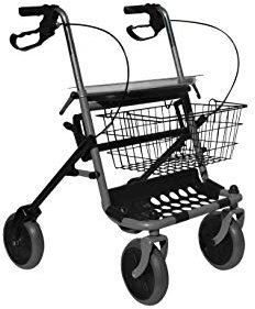 ROLLATOR PIEGHEVOLE IN ACCIAIO VERNICIATO ROMA NEW