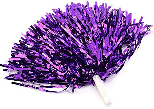 VGEBY 6 x Cheerleading Pom Poms Cheerleader Sport Party Tanzzubehör Hand Blumen Pom Poms Cheers - 7 Farben zur Auswahl