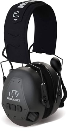 Walker's Bluetooth Compact 25db Nrr Hunting Shooting Passive Hearing Protection Muff W/Adjustable Boom Mic