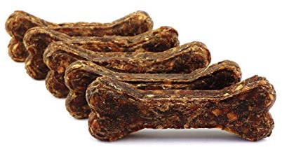 DOGBOSS Kauknochen mit Cistus Incanus (Zistrose) aus 100% natürlichen Zutaten speziell für Welpen & Seniorhunde in verschiedenen Größen und Geschmack (5er mit Cistus Incanus und Ente & Apfel, 12 cm)