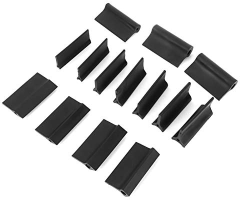 Kadimendium Rubber Sanding Blocks Set,14pcs Contour Detail Sanding Grip Pad Wedge Block for Sanding Inside and Outside Angles,Beads,Corners