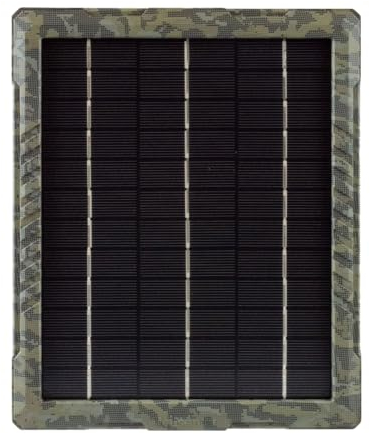 ICUserver icusun Solar-Panel für Wildkameras - 5,4 Watt - sicherbar und wetterfest - inkl. Ladegerät