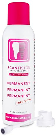 Scantist3D permanent – permanent tandskanningsspray – 200 ml