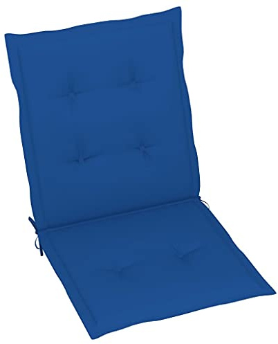 INLIFE Gartenstuhlauflagen 4 STK. Königsblau 100x50x3 cm,1.67kg,314144
