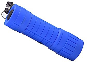 wueiooskj Lampe de poche LED essentielle pour tous les types d'activités de plein air ensemble de lampe de poche ABS multifonctionnel torche Durable, Bleu