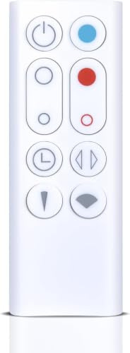 GOUYESHO Neue Ersatzfernbedienung für Dyson Hot+Cool Heizlüfter AM09, Part NO.966538-01 (Weiß)
