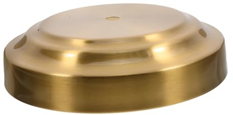 HOMSFOU Base De Hierro Forjado Para Lámpara De Mesa Base Redonda De Sólido Para Soporte De Lámpara De Noche y Exhibición De Luces