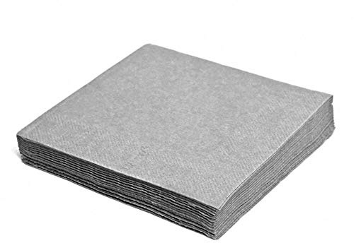 VEPATIM 500 Servietten 33 x 33 cm 1/4 -Falz 2-lagig grau