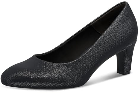 Tamaris Escarpins 1-22418-41 pour Femme, Pewter Glam, 39 EU, Pewter Glam, 39 EU