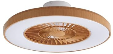 Lindby LED Deckenventilator mit Lampe Teleo dimmbar Leselampe (Modern) (1 flammig,) - Ventilator Wohnzimmerleuchte