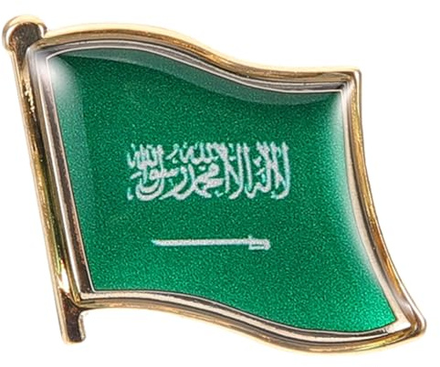Homoyoyo Saudi Arabien Flaggen Brosche Metall Anstecknadel Für Männer Sakko Hut Kleidung Sammler Souvenir Geschenk Elegant Und Einfach Kombinierbar