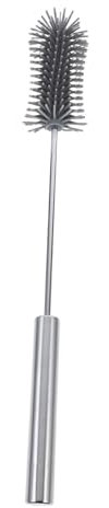 LOEFLIFA Extra Long Bottle Brush Semi Automatic Rotating Cup Cleaner Soft Bristles for Gentle Cleaning for Home and Travel Use