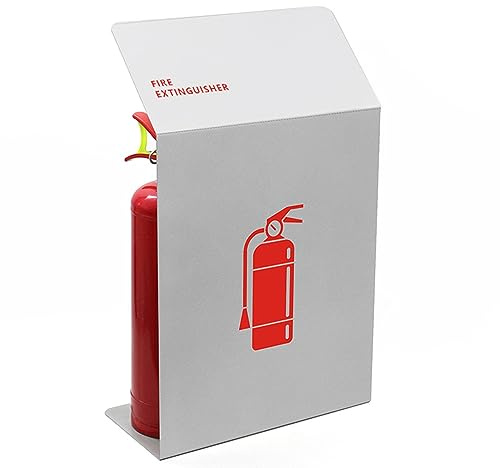 Paquete de seguridad para extintor de incendios, caja de vestíbulo de acero inoxidable con letrero para decoración de dispositivos de seguridad comerciales y domésticos