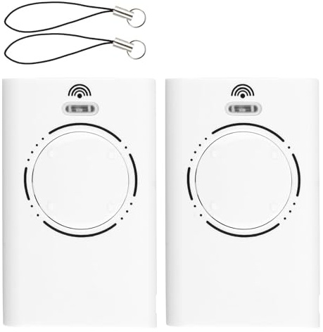 Juego de 2 Mandos a Distancia 868 MHz 4 Canales para Puerta de Garaje y Cancela Automática Compatible con FAAC XT2 XT4 868 SLH, DL2 DL4 T2 T4 TML2 TML4 868 SLH, Rolling Code Seguro, Alcance 50 m
