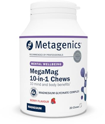 Metagenics MegaMag Chews - Triplo Magnesio - 20 Caramelle Gommose