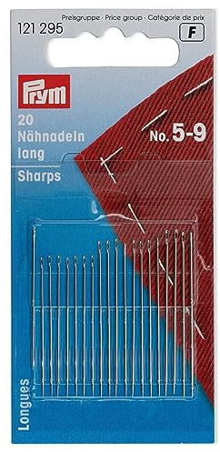 Prym Consu Nähnadel lang, Nr.5-9, Silber/Gold, 20St 121295-1 KTE