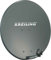 Kreiling KR AE 80 STYLE/Aluminium White Satellite – Satellite Dishes/Aerials (39.2 dBi Antenna, Aluminium, white, 80 cm)