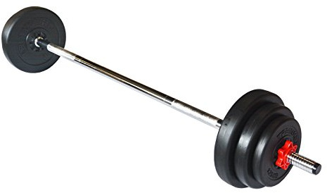 TrainHard Langhantel Set Aerobic Bodypump Pump Set Langhantelset Hantelset 20KG