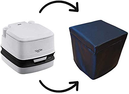ATOTOP KFoam.es Schutzhülle aus Kunstleder Thetford Porta Potti 165 und 365, Fiamma BI Pot 39 und Dometic 15 l, 976, Erwachsene, Unisex, Größe M