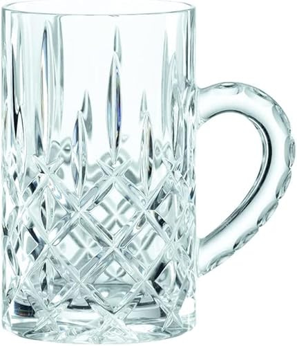 Nachtmann 6er Set Noblesse Mini (Bier-) Krug Set 0098855-0 + Gratis 4er Set EKM Living Trinkhalme