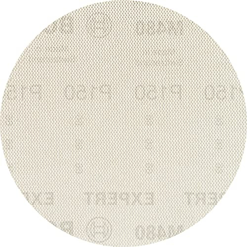 Bosch EXPERT M480 Schleifnetzscheibe, 125mm, K150, 50-tlg. | für Farbe auf Holz, Hartholz, Körnung 150, Professional Zubehör Exzenterschleifer, Schwingschleifer