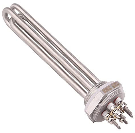 JINGERL 220V / 380V 3KW DN32 / 42mm thread SUS304 Heating resistance Immersion water heater element