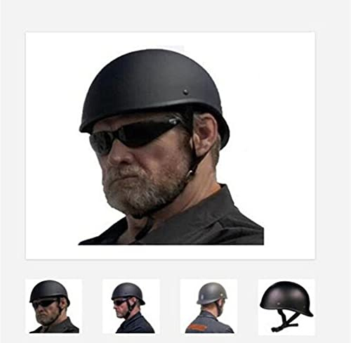 CFZWJ Retro Motorrad Halbschale Jet-Helm Kohlefaser-Grafiken ECE-Zulassung Männer und Frauen Erwachsene für Cruiser Chopper Motorrad Helm