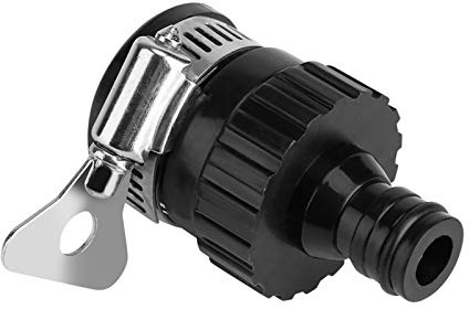 Joyzan Tap Connector, Kitchen Garden Hose Pipe Faucet Adapter | Fit for Taps Below 20mm in Outer Diameter, Quick Connect Fitting Clamp Mixer Lawn Water Tube Gardening Car Washing Clean