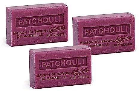 3 x Provence Seife Patchouli - Karité a`60g