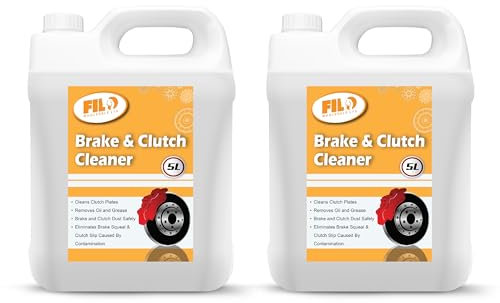 Filo Brake and Clutch Cleaner 10L (2x 5L) with Brake Cleaner Spray Bottle 1L | Disc Brake Cleaner Removes Oil, Grease and Brake Dust | Improves Braking Efficiency | For Cars, Motorcycles & Bicycles