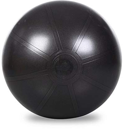 ZZJDBF Gymnastikball Yoga Ball Stuhl Birthing Ball Übungsball Schwarz Big Ball 75cm Anti Burst Kein Rutschkugel, for Hausübung, Pilates, Yoga, Meditation, ZF001