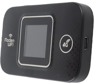 4G LTE Mobile WiFi Hotspot for Asian, Portable Color Screen Internet Router with SIM Card Slot, Up to 150Mbps 10 Devices, USB Powered WiFi Dongle for Outdoor Travel