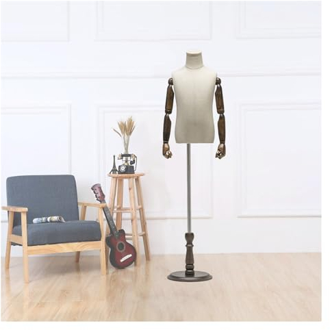 Nähen Schaufensterpuppe Kinder Schaufensterpuppe Körper Torso Alter 3-4 Kinder Schneiderpuppe, verstellbare Kinder Schneiderpuppe Körper Ausstellungsstand Nähen Torso für Schaufenster-Schauf