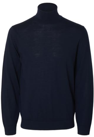 SELECTED HOMME Col roulé 100% Laine mérinos Navy Blazer L Navy Blazer L