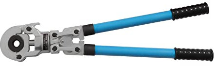 Presszange TH/V-Kontur Rohrpresszange für PEX/Kupfer/Verbundrohr TH16-32 V12-28, zum Pressen von Edelstahlrohren, Aluminiumkunststoffrohren PEX-Rohren PB-Rohren Kupferrohrverschraubungen Blau