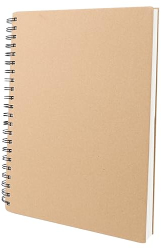 120 Páginas 60 Hojas Cuadernos de Bocetos A4, 160gsm Bloc de Dibujo A4, Cuaderno de Dibujo DIY Libros de Visitas para Escribir Dibujo Adecuado para Lápiz Acuarela Dibujo Escritura Artistas, 02