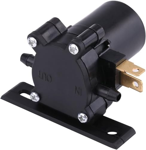 MotorMinds Auto Scheibenwaschpumpe 12V Universal, Windschutzscheiben Waschpumpe Motor Scheinwerferreinigung SI-A0050 Scheibenwischer Waschwasserpumpe für PKW Van Bus LKW