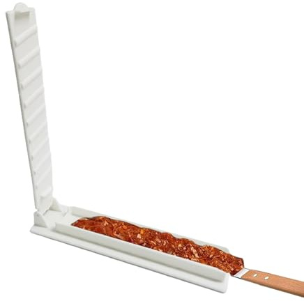 Pinchos planos para pinchos pinchos kebab, pinchos Kabab Stick Kabob eficientes y robustos | Palo Kabab, máquina de pincho, pincho Kabab compacta y portátil para parrilla en l