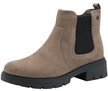TAMARIS Comfort Chelsea stövlar, Pepper Mocka 40 EU, Peppar mocka, 40 EU