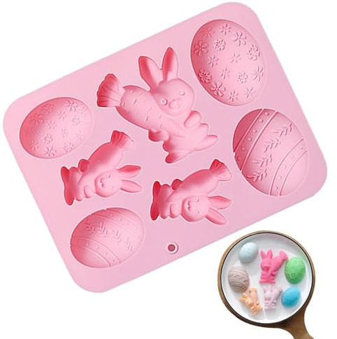 Stampo in silicone di cioccolato di Pasqua | per uova di Pasqua deliziosi in silicone alimentare strumenti fai da te fatti in casa per fondente dolci