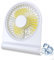CATGIFF Ventilador de mesa silencioso, Ventilador con batería recargable de 2000 mAh,3 velocidades, Anclaje en la Pared, Inclinación Variable de 180°,Sobremesa, Table Fan para oficina, casa, camping