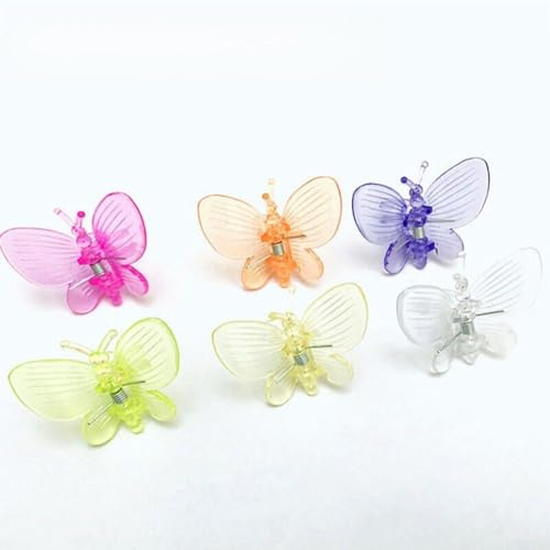 Garden Essential 30 Stück praktische Kunststoff-Stütz-Clips perfekt für die Pflege von Blumen und Orchideen (30 Stück Schmetterling)